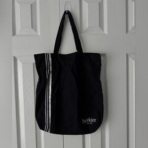 Botkier Tote Black and Silver Striped Bag